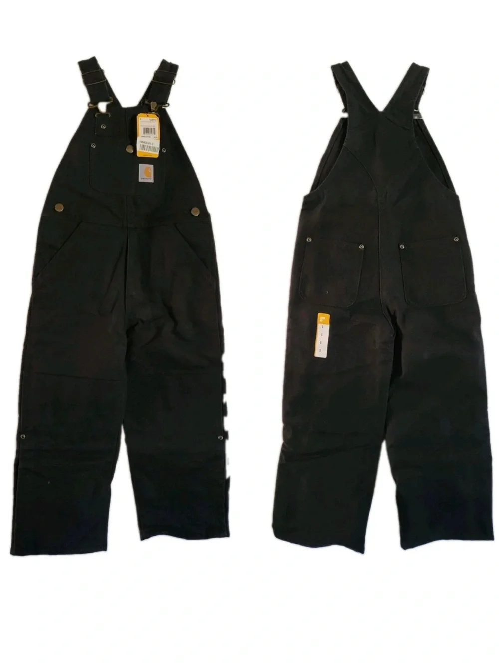 Carhartt Duck Canvas Insulated Bib Overalls Loose Fit Quilted Lining OX8662